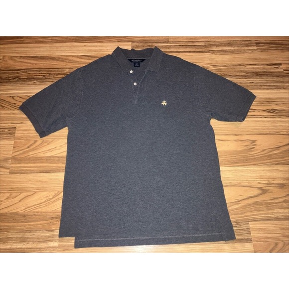 Brooks Brothers Other - Brooks Brothers polo shirt  - mens size large Gray 100% Cotton‎